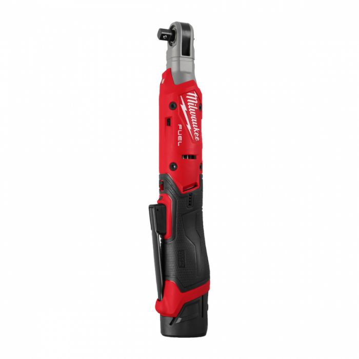Гайковерт-трещітка кутовий компактний акумуляторний безщітковий 3/8'' MILWAUKEE, M12 FIR38G2-252B, 95Нм (зарядний пристрій С12,