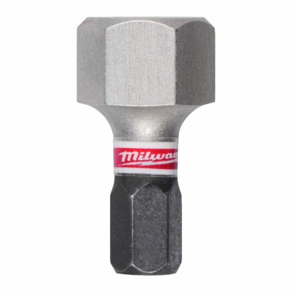 Біта SHOCKWAVE MILWAUKEE, Hex12, 25мм, (3шт)