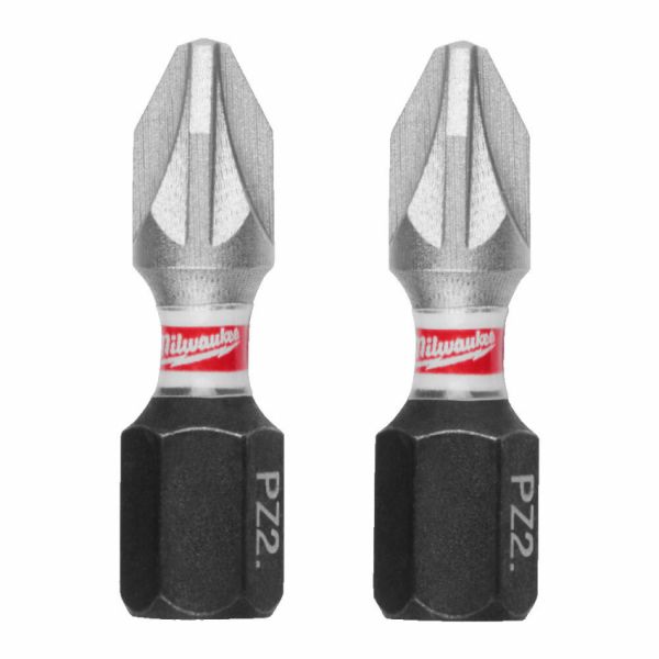 Біта SHOCKWAVE MILWAUKEE, PZ2, 25мм, (3шт)