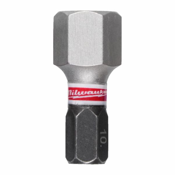 Біта SHOCKWAVE MILWAUKEE, Hex10, 25мм, (3шт)