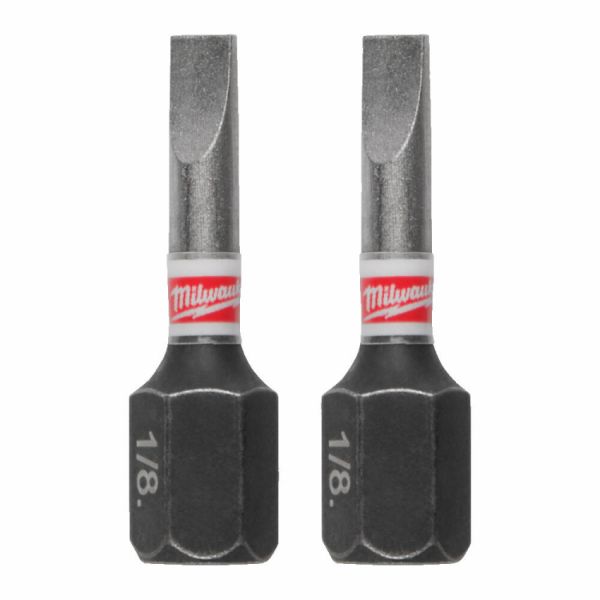 Біта SHOCKWAVE MILWAUKEE, SL0,8x5,5, 25мм, (3шт)