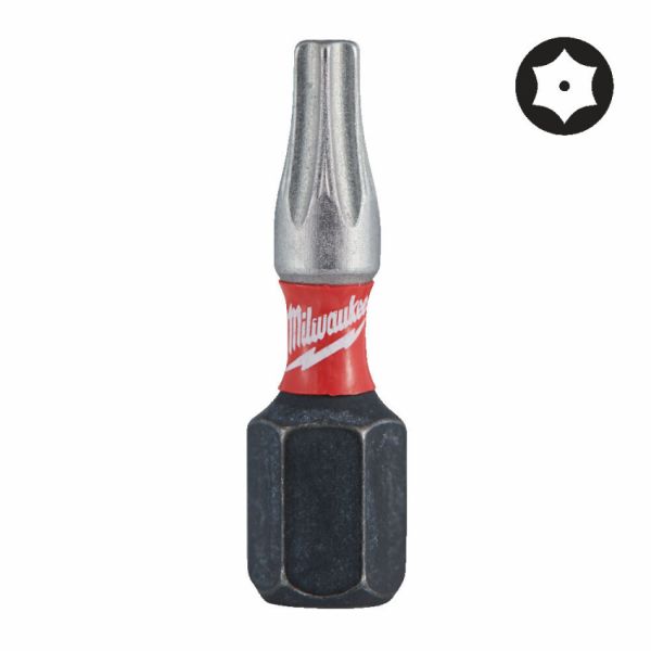Біта SHOCKWAVE MILWAUKEE, TX BO15, 25мм, (3шт)