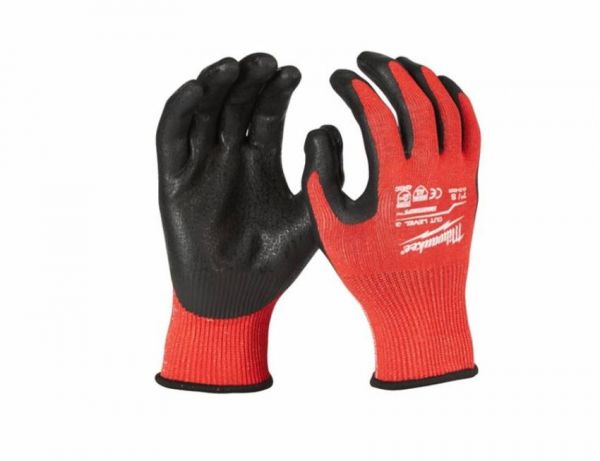 Рукавиці MILWAUKEE з опором порізам 3, размер M/8(Многоштучная упаковка - 12 пар)