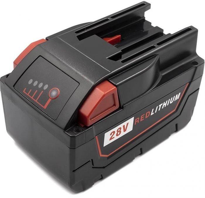 Акумулятор PowerPlant для шуруповертів та електроінструментів MILWAUKEE 28V 4Ah Li-ion