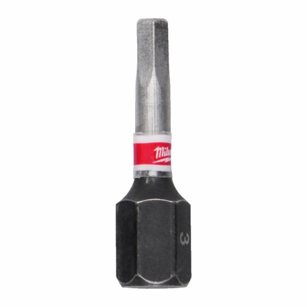 Біта SHOCKWAVE MILWAUKEE, Hex3, 25мм, (3шт)