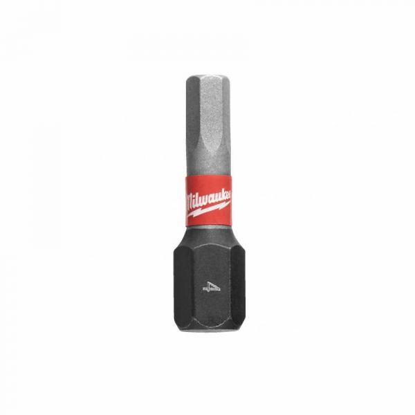 Біт SHOCKWAVE MILWAUKEE, Hex4, 25 мм, (2шт)