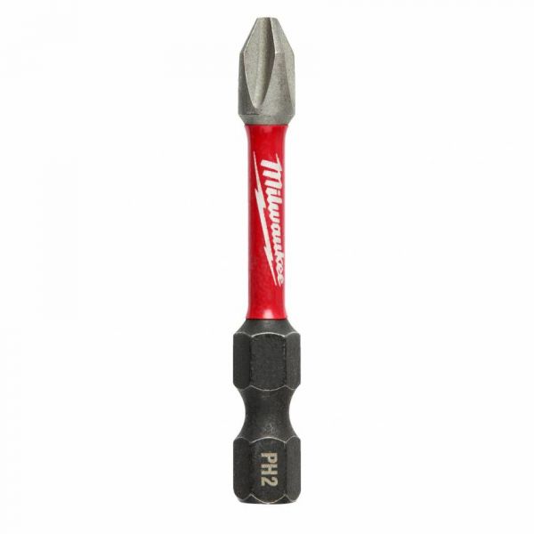 Біта SHOCKWAVE MILWAUKEE, PH2, 50мм, (10шт)