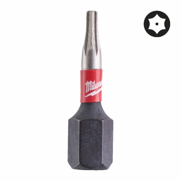 Біта SHOCKWAVE MILWAUKEE, TX BO7, 25мм, (3шт)