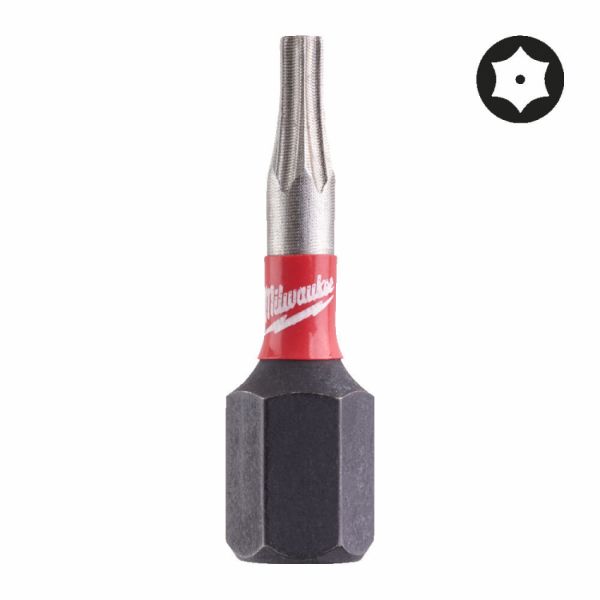 Біта SHOCKWAVE MILWAUKEE, TX BO8, 25мм, (3шт)
