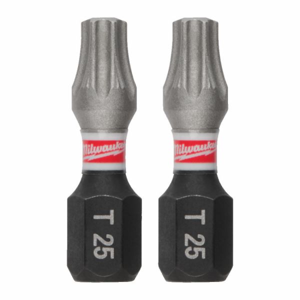 Біта SHOCKWAVE MILWAUKEE, TX25, 25мм, (3шт)