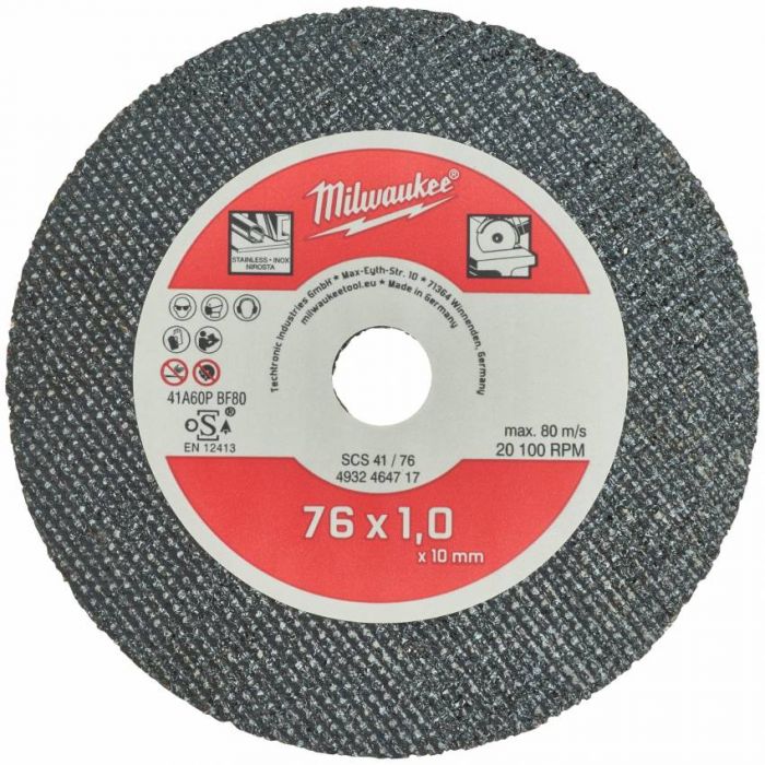 Диск відрізний MILWAUKEE, SCS 41/125х1 PRO, Ø125мм