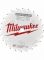 Диск пильний MILWAUKEE, Ø184/15,8мм, 24 зуб.