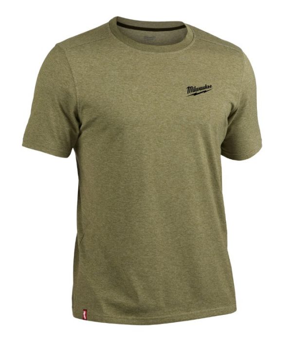 Футболка MILWAUKEE, HTSS легка з коротким рукавом, зелена, розмір M
