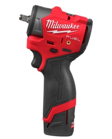 Гайковерт акумуляторний 3/8'' MILWAUKEE з кільцем M12 FSCIWF38-252X, 305Нм (зарядний пристрій, 2 акум. Х 2,5Аг, HDкейс)