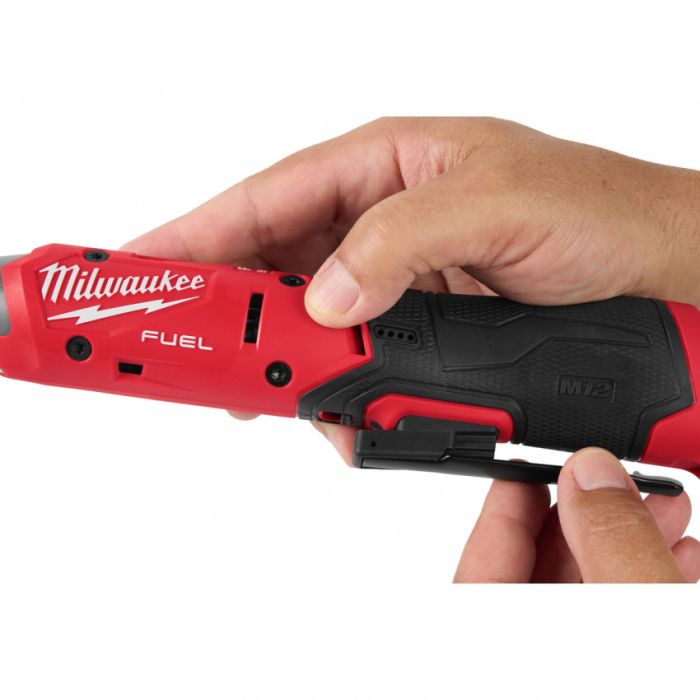 Гайковерт-трещітка кутовий компактний акумуляторний безщітковий 1/4'' MILWAUKEE,  M12 FIR14G2-0, 61Нм (каркас, картонне пакуванн