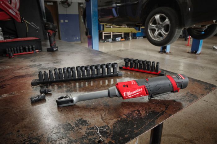 Гайковерт-тріскачка кутовий акумуляторний Hex 14.4мм MILWAUKEE, M12 FPTR-0, 81Нм