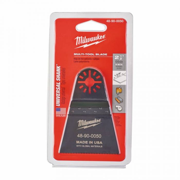 Полотно для багатофункціонального інструменту MILWAUKEE, 64мм, (метал, деревина, пластик та скловолокно)