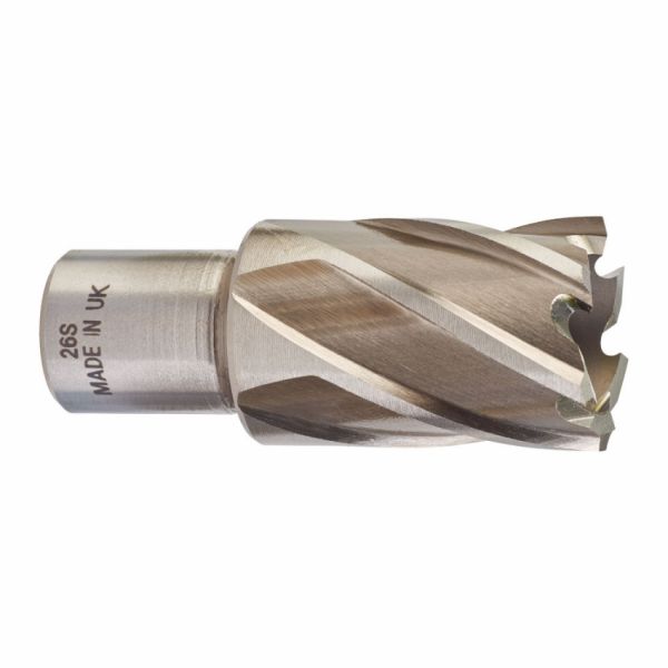 Кільцева фреза по металу MILWAUKEE, HSS (WELDON), Ø26x30мм