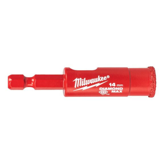 Коронка алмазна Diamond Plus MILWAUKEE, Ø14,0мм (1/4 Hex)
