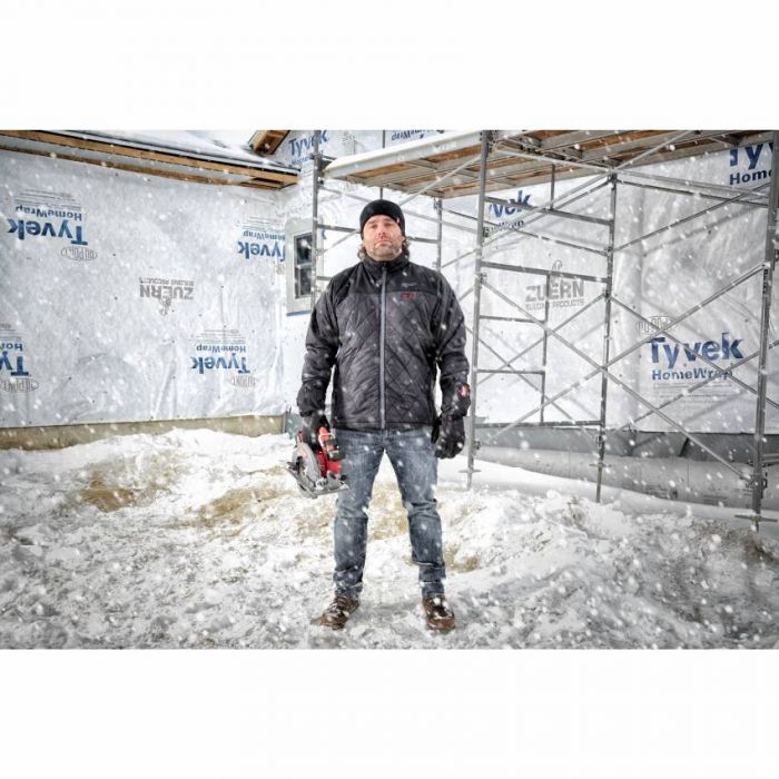 Куртка з електропідігрівом акумуляторна MILWAUKEE, M12 HJP-0 (XL), чорна