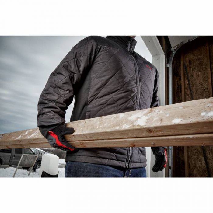 Куртка з електропідігрівом акумуляторна MILWAUKEE, M12 HJP-0 (XL), чорна