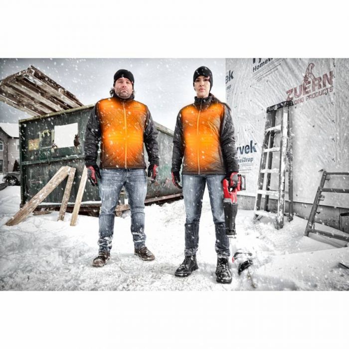 Куртка з електропідігрівом акумуляторна MILWAUKEE, M12 HJP-0 (XL), чорна