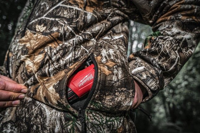 Куртка з підігрівом MILWAUKEE, M12 HJCAMO6-0(XXXL), камуфляжна (розмір XXXL)