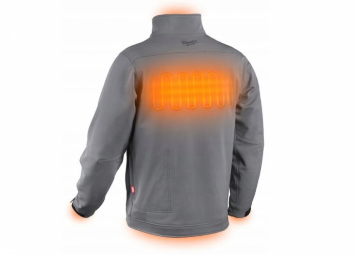 Куртка з підігрівом MILWAUKEE, M12 HJGREY5-201(XXL), сіра (розмір XXL) (+зар.пр., 1 акум.Х 2Аг)