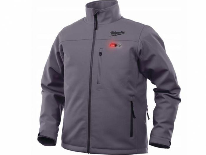 Куртка з підігрівом MILWAUKEE, M12 HJGREY5-201(XXL), сіра (розмір XXL) (+зар.пр., 1 акум.Х 2Аг)