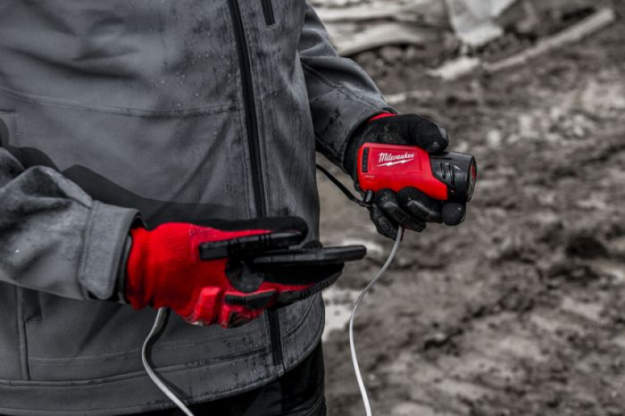 Куртка з підігрівом MILWAUKEE, M12 HJGREY5-201(XXL), сіра (розмір XXL) (+зар.пр., 1 акум.Х 2Аг)