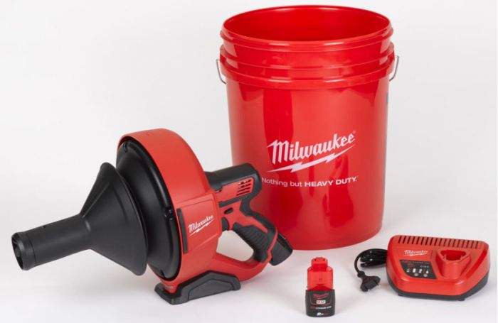 Машина прочисна акумуляторна MILWAUKEE, M12 BDC6-0C, трос 6м