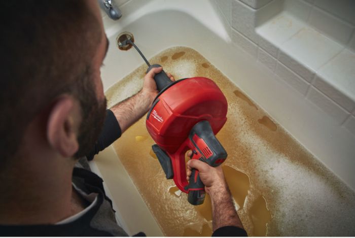Машина прочисна акумуляторна MILWAUKEE, M12 BDC6-0C, трос 6м