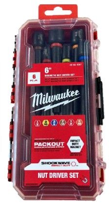 Набір насадок торцевих магнитних під зовн. 6-гранник ShW MILWAUKEE, 150мм (8, 10, 13мм) (3шт)