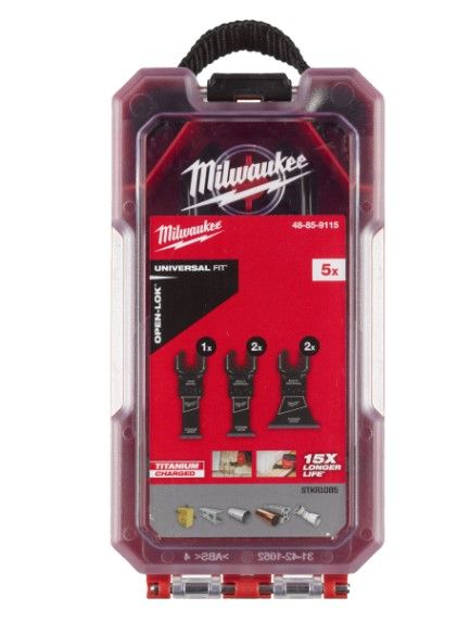 Набір полотен для мультітула OPEN-LOK™ MILWAUKEE WM (5шт) в кейсі