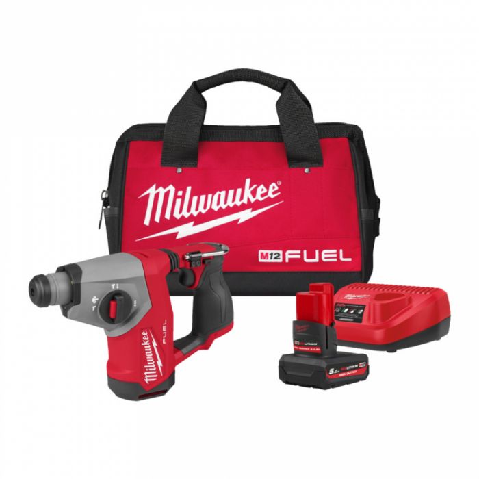 Перфоратор акумуляторний безщітковий SDS-PLUS MILWAUKEE M12 FHAC16-501BRF (1,15Дж) (