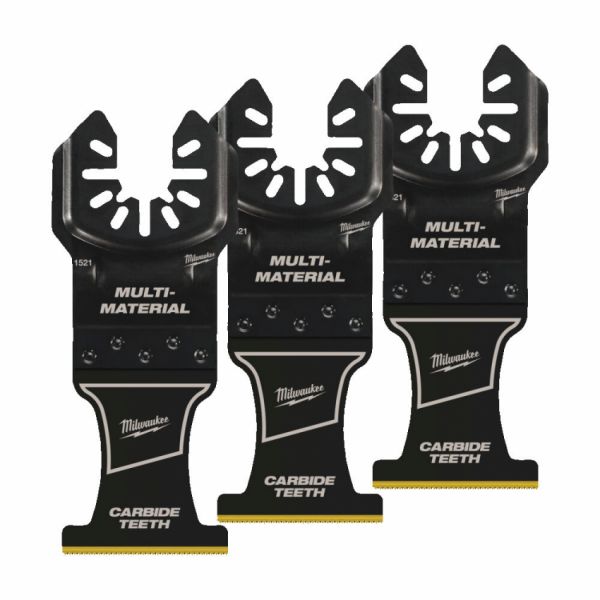 Полотно для мультітула Bi-Metal Carbide OPEN-LOK™ MILWAUKEE, 35х38мм, (3шт), (мультіматеріал)