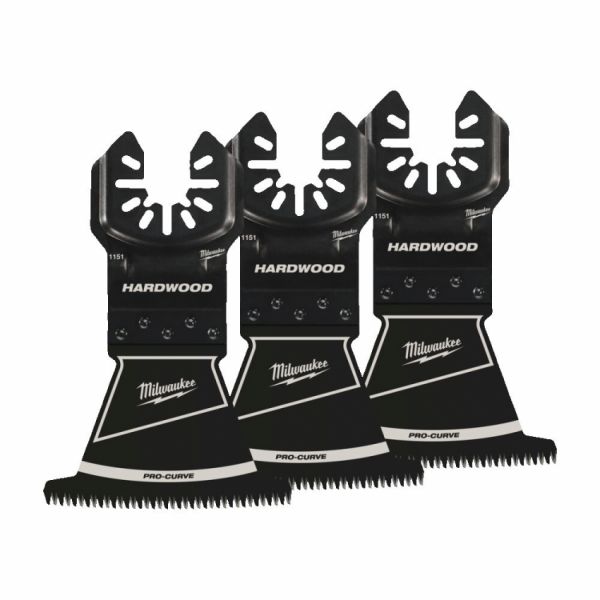 Полотно для мультітула OPEN-LOK™ MILWAUKEE, W 3C 64х40мм, (3шт), (міцна деревина)