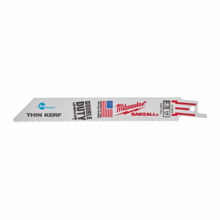 Полотно для шаб. пили THIN KERF IceH MILWAUKEE, 150мм/ крок зуба 1,8мм, (5шт), (метал)