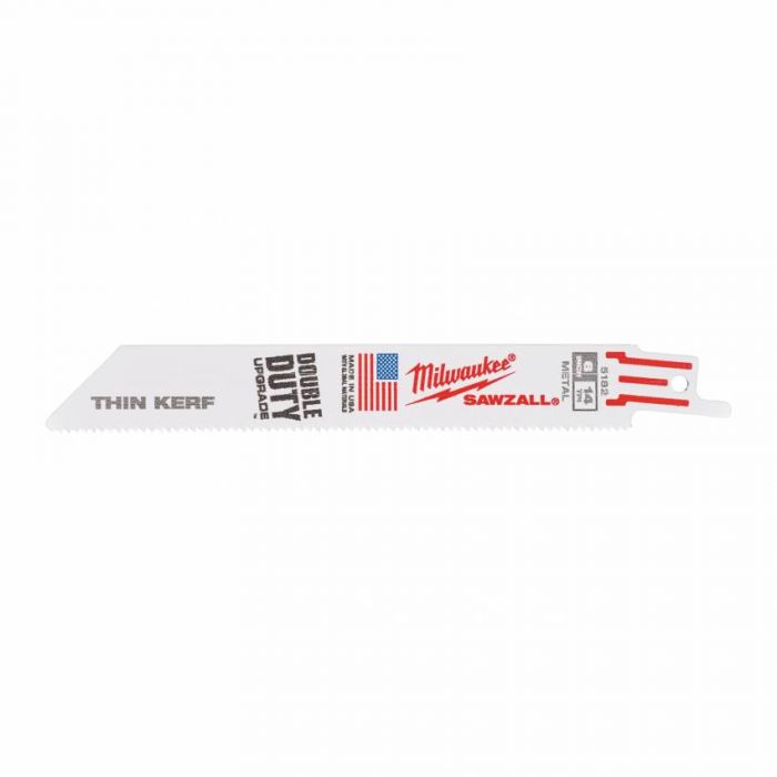 Полотно для шаб. пили THIN KERF IceH MILWAUKEE, 150мм/ крок зуба 1,8мм, (5шт), (метал)