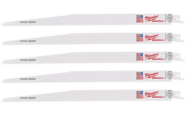 Полотно для шабельних пил MILWAUKEE, 300х3,1/2,1мм, (5шт), (універсальне)