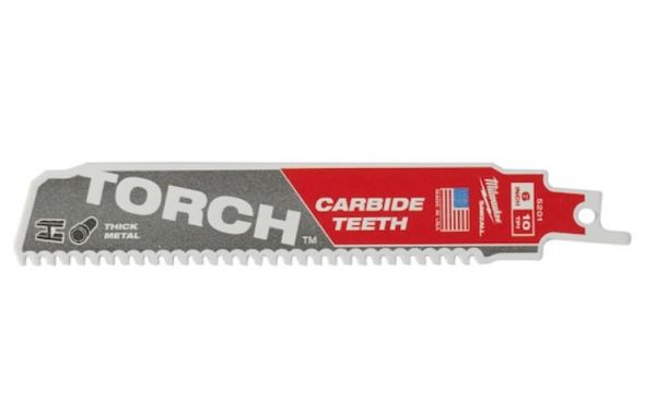 Полотно для шабельних пил TORCH CARBIDE MILWAUKEE, 150х2,5мм, (5шт), (метал)