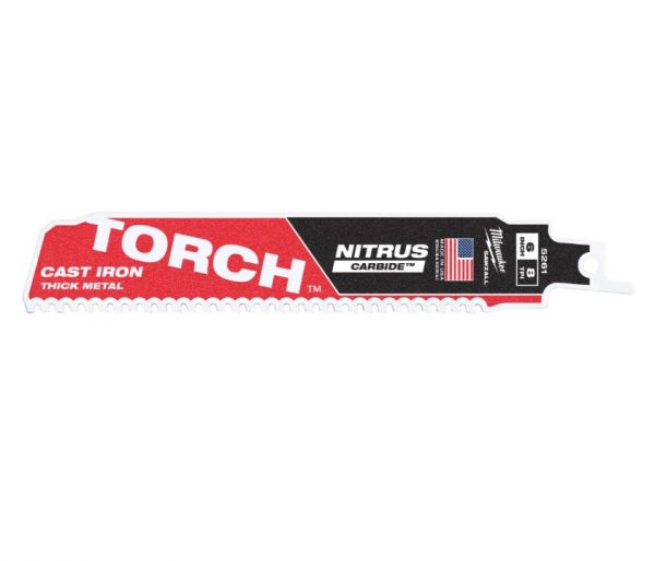 Полотно для шабельних пил TORCH CARBIDE NITRUS MILWAUKEE, 150х3,1мм, (метал)