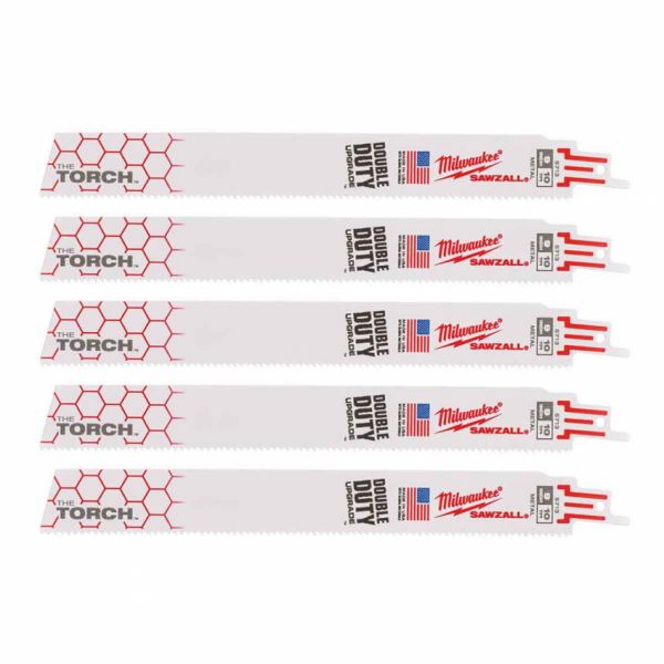 Полотно для шабельних пил TORCH MILWAUKEE, 230/2,5мм, (5шт), (метал)