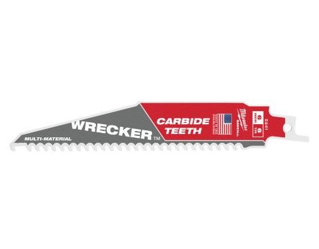 Полотно для шабельних пил WRECKER CARBIDE MILWAUKEE, 150/4,2мм, (мультіматеріал)