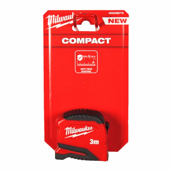 Рулетка Pro Compact MILWAUKEE (Gen 2), 3м, (19мм)