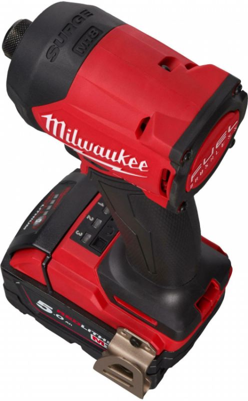 Шуруповерт ударний гідравлічний акумуляторний безщітковий MILWAUKEE, M18 FIDRQ-502X,113Нм (зарядний пристрій М12-18 FC, 2 акумул