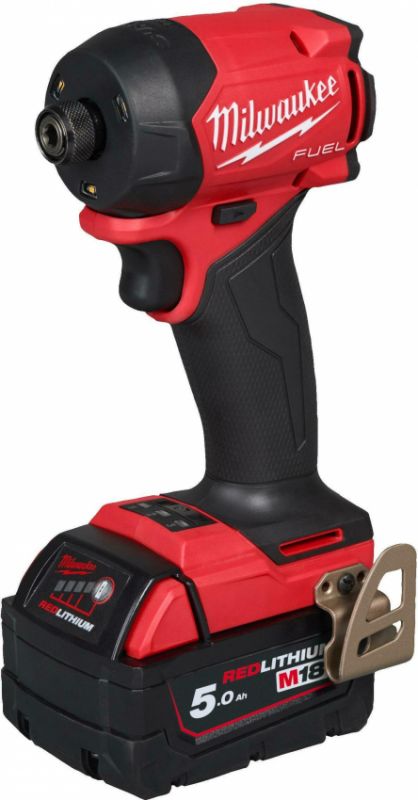 Шуруповерт ударний гідравлічний акумуляторний безщітковий MILWAUKEE, M18 FIDRQ-502X,113Нм (зарядний пристрій М12-18 FC, 2 акумул