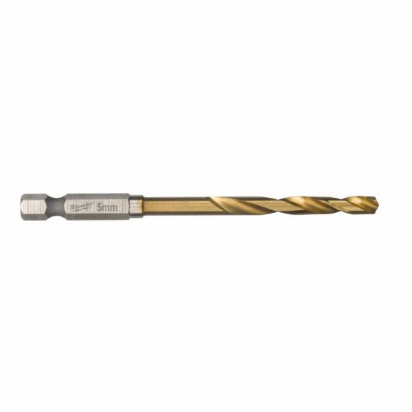 Свердло по металу RedHEX HSS-G TiN MILWAUKEE, Ø5,0мм