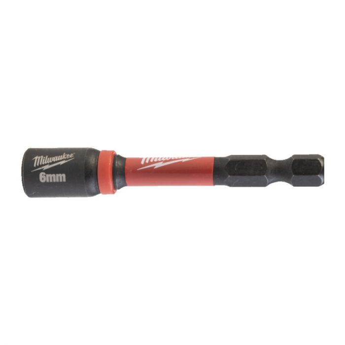 Торцева головка 1/4 дюйма, шестигранная, 6 мм Shockwave, ударопрочная Milwaukee 4932492435